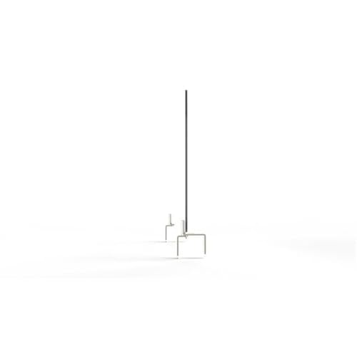 Pemberly Row Plastic 24" x 42" Partition Extender w/Attached Clamp in White - size: 42.00" x 3.88" x 24.00"