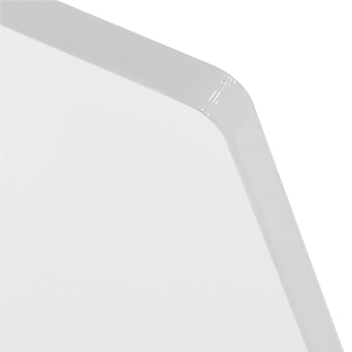 Freestanding Desktop Divider 47 * 18 * 2in Translucent Office Partition, Desk Divider, Desktop Privacy Panel Suitable for Tables Up to 30 Mm Thick