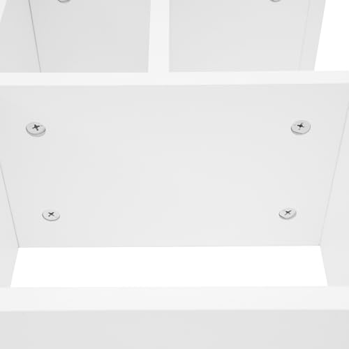 Wall Mounted Folding Table with Booksheves,Floating Desk with Bookcase,Wooden Fold Down Laptop Table for Small Space,Home Office, Bedroom,Study Room,Dorm,White - color: White