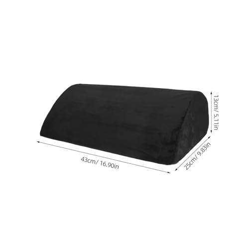 Desk Memory Foam Foot Cushion with Handle, Washable Cover Non-Slip Bottom Footrest for Home Office Travel Relaxation