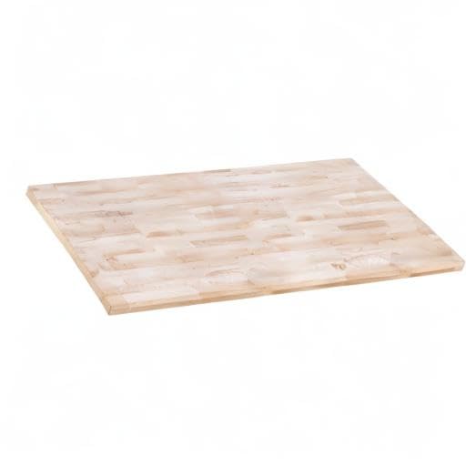 DuraSteel 30x48 Butcher Block Countertop - Maple Solid Wood Workbench for Kitchen, Restaurant, Cabinet, Desk Top, Wood Board, Large Counter Cutting Island Long, Bakery Worktable Dough - Table Top Only - size: 30 x 48 x 1.5 Inches