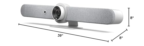 Logitech Rally Bar All-in-One Video Conferencing, White