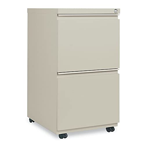 ALEPBFFPY - Two-Drawer Metal Pedestal File with Full-Length Pull