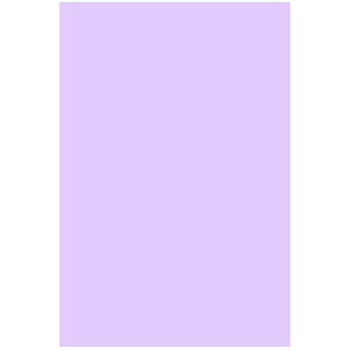 Colonial Cards: 100 Color Cardstock 5" x 8" Index Cards, Light Purple, Unruled - color: light purple