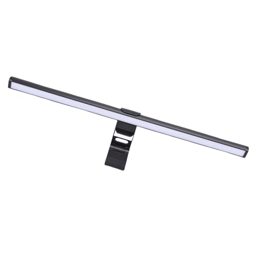 Fabater Monitor Light Bar, 245LM Dual Sided LED Desk Lamp with 3 Color Temperatures 3000K 4000K Care Dimmable Brightness, Desk Light with Clamp for Computer Screen USB Powered