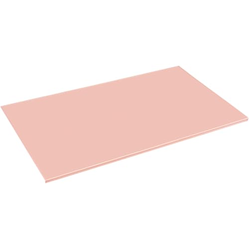 AKOZLIN 35.4"x 18.9" Soft PU Leather Surface Office Desk Mouse Mat Anti-Push Pad with Full Grip Fixation Lip Table Blotter Edge-Locked Protector Pink - color: Pink, size: 35.4"x18.9"