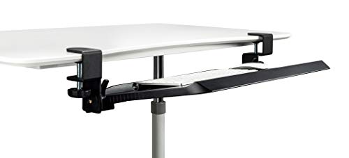 Mobotron Clamping Under-Desk Keyboard Tray with Ergonomic 3-Angle Adjustment