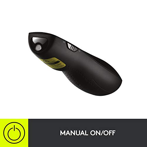 Logitech Wireless Presenter R800 PowerPoint Clicker with Green Laser | PowerPoint remote control, ideal for slideshows - color: Green Laser, style: 5 buttons