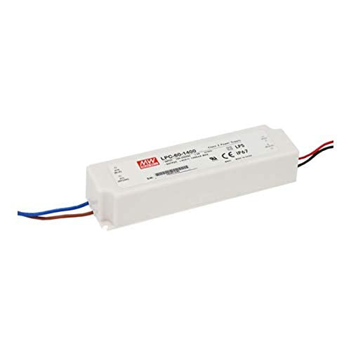 MEAN WELL LPC-60-1050 AC to DC LED Driver Enclosed Power Supply Single Output Power Supply 9 to 48 Volts 1.05 Amps 50.4 Watts