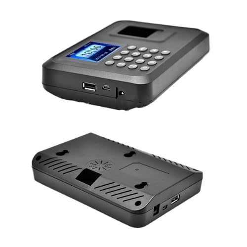 Office Intelligent Password Attendance Machine Biometric Fingerprint Employee Checking-in Recorder DC 5V Time Clock