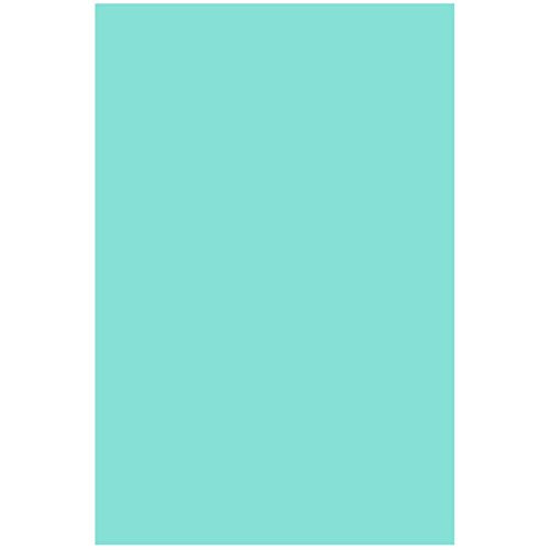 Colonial Cards: 100 Color Cardstock 5" x 8" Index Cards, Aqua, Unruled - color: aqua