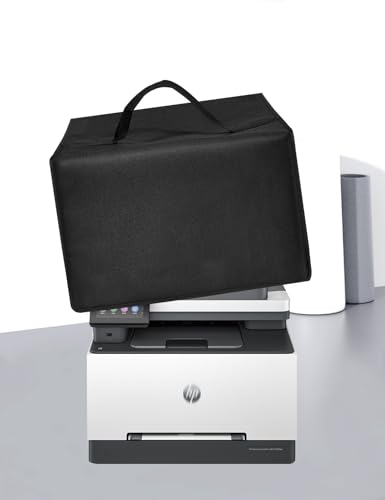 Printer Dust Cover for HP Pro MFP 3301fdw/4301fdw Wireless Laser Printer | Heavy Duty 600D Nylon Antistatic Waterproof Convenient Protective Case(Cover Only) (Black)