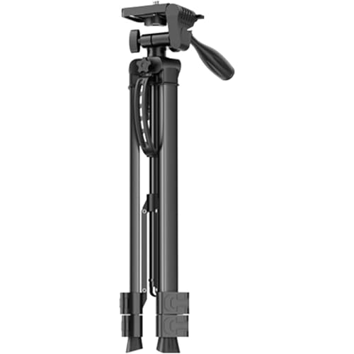 EMEET PIXY Wireless 4K Dual-Lens AI Tracking PTZ Streaming Camera Tripod Stand, 55.5in Tall Adjustable Floor Mount