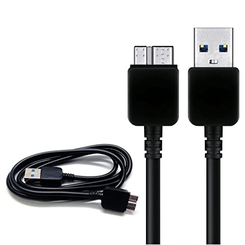 NTQinParts Replacement PC USB3.0 Data Sync Power Charger Cable for Epson Workforce DS-310 DS-320 Portable Duplex Document Scanner J391B