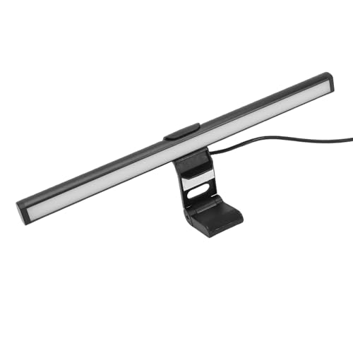 Anti Glare Computer Screen Lamp Dimmable Eye Care Light Bar for Working, Asymmetrical Light Source for Enhanced Focus At Computer, ABSPower 5W