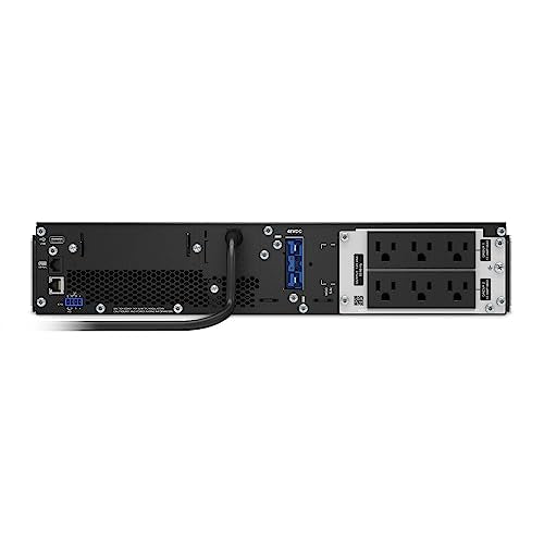 APC UPS 1000VA Smart-UPS Single Phase Online Uninterruptible Power Supply, Rack Mount UPS (SRT1000RMXLA) - size: 1000VA, style: Rack Mount