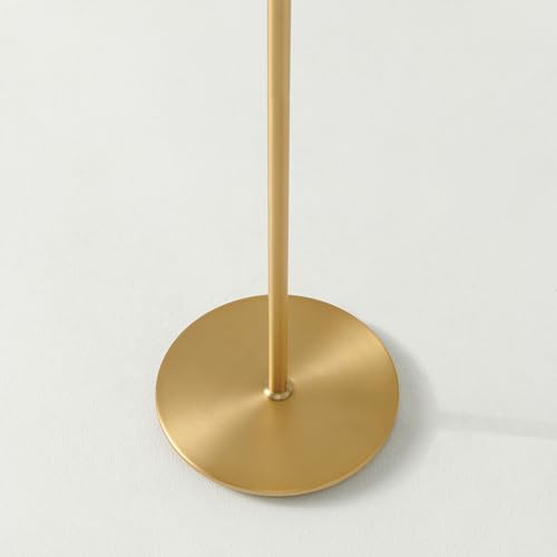 Brightech Gemini Dimmable Floor Lamp with Two Lights - Modern Tall Tree Lamp for Bedroom, Office, Living Room - Gold/Brass - color: Brass