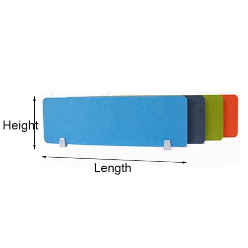Desk Privacy Screen for Sound Reduction & Visual IsolationEnhance Focus Productivity Adjustable Acoustic Panel Office Home Use - color: Blau, size: 50x40cm