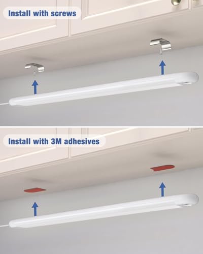 MYPLUS 36" Hand Wave Under Cabinet Lights with 5 Color Temperature - size: 36"-1 Pack