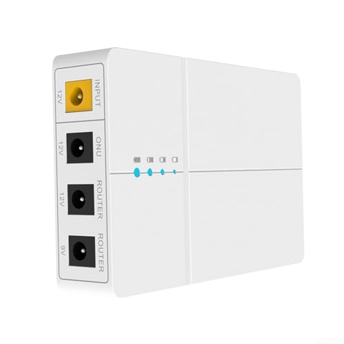 Uninterruptible Power Supply for Router Modem 12V 9V Output 7800MAh 6 Hours Runtime UPS Backup Power Source Compatible with All Router Brands