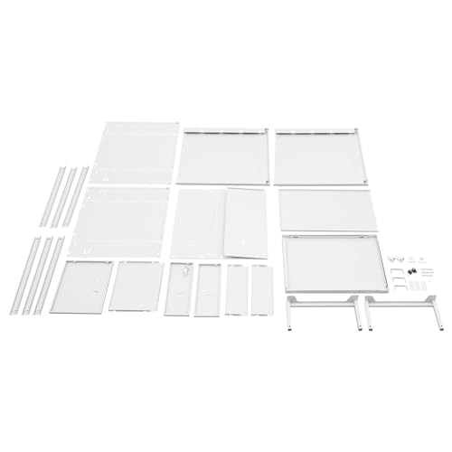 3 Drawers File Cabinet Locking Vertical File Cabinet Under Desk Small File Cabinet with Wheels for Home Office (White) - color: White