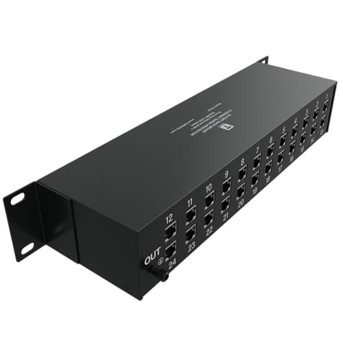 24 Port Rackmount Ethernet Surge Protector - Tupavco TP224