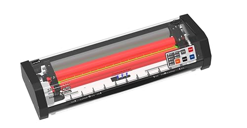 SINCHI 6-Roller Auto Sense Laminator, 13-Inch 3–10 Mil Thermal Machine, 50-Second Warm-Up, 47 in/min, Never-Jam Heavy Duty, Office & School, 11×17"
