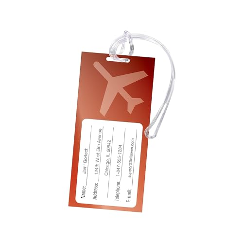 Fellowes Thermal Laminating Pouches, Luggage ID Tag Sheets, 5 Mil, 50pk - style: 5mil-50pk