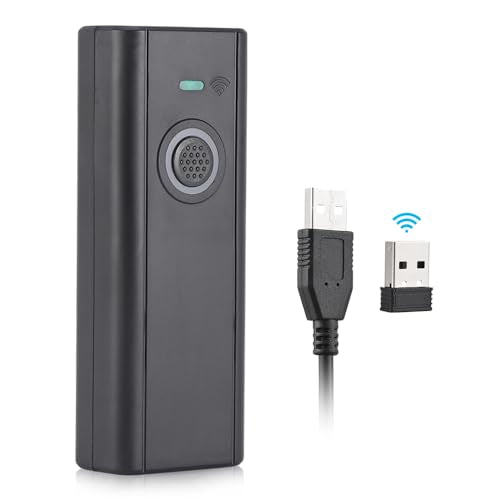 Mingzhe 2D/1D Barcode Scanner Handheld Wireless Rechargeable Efficient for HighTraffic Environments Compact Size 12.3x4.2x3 Cm