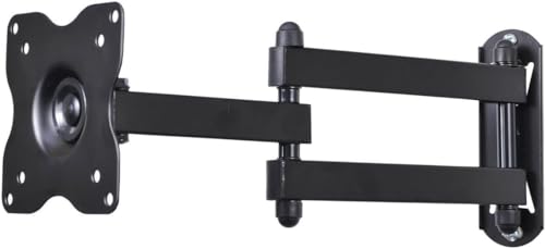 VideoSecu ML12B TV Wall Mount Articulating Arm Monitor Bracket for Most 19"-32", Some up to 47" LCD LED Plasma Flat Panel Screen TV with VESA 100/75mm M79