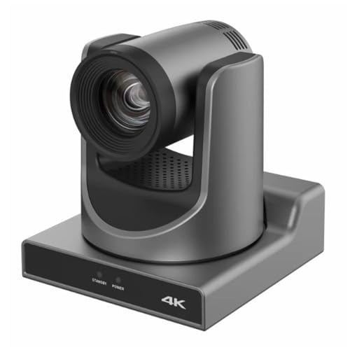 4K PTZ Camera,20X Optics Zoom,4KP60 UHD Live Streaming PTZ Camera,SDI/HDMI/USB/IP Outputs for Church/Events Services (Gray No NDI) - style: 4K PTZ Camera