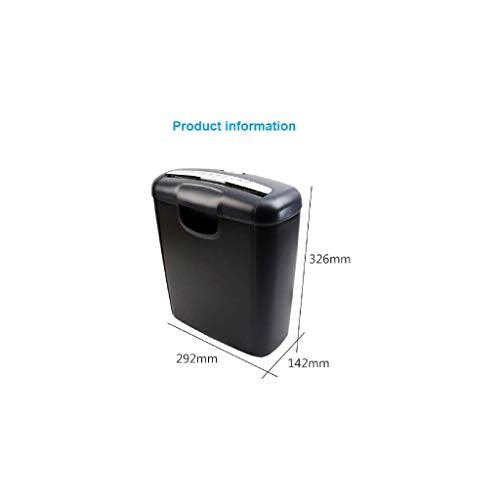 Mini Paper Shredder- Shredders Small Office Shredder Home Electric Strip Black Automatic Feed