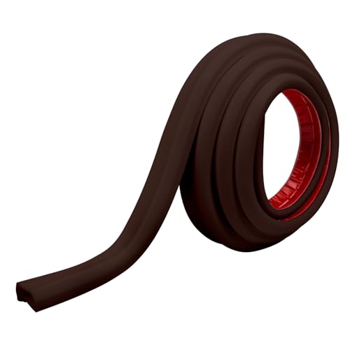 TV Cord Hider – Flexible Wall Cord Cover Slim Design Silicone Cable Raceway - Self Adhesive, Cut to Size Design for Hiding Wires on Wall - Clean Home Setup Cable Concealment (Dark Brown, 10 Feet) - color: Dark Brown, size: 10 Feet