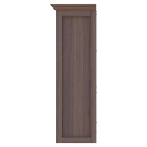OSCHF 12-Cube Open Bookcase with Base, 3-Tier Wooden Bookshelf, Walnut - color: Walnut, size: 12-Cube