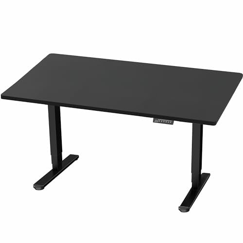 VIVO Black 55 x 28 in Standing Desk, DESK-KIT-2B55B - color: Black Top / Black Frame, size: 55 x 28