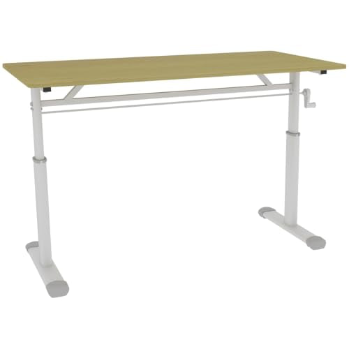 48x24 Inch Height Adjustable Standing Desk - color: Wood, size: 23.6 × 47.24