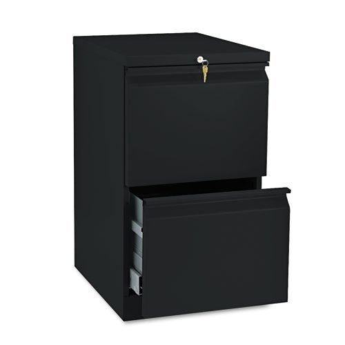 HON 33823RS 22-7/8-Inch Efficiencies Mobile Pedestal File with 2 File Drawers - color: Black