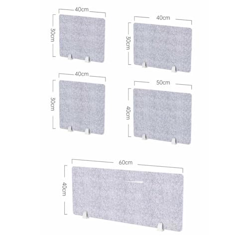 Desk Privacy Divider, Divider Sound Proof Dividers Shields Panels Cubicle Wall, for Students and Office 5pack(Green,30X50cm) - color: Green, size: 30X50cm
