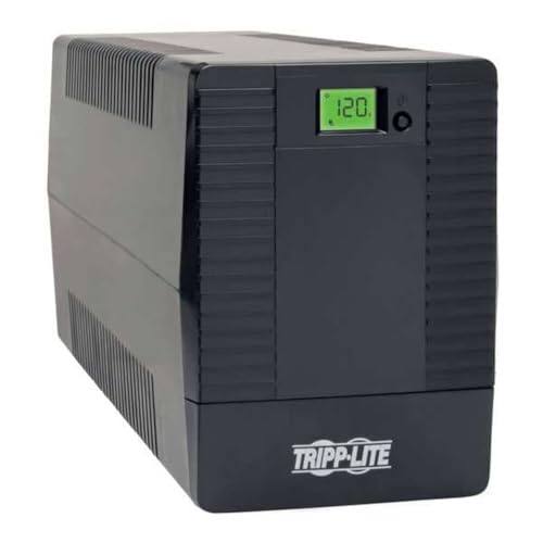 Tripp Lite 1440VA 1200W UPS Smart Tower, 8-Outlet Desktop Battery Backup, AVR USB LCD, 3-Year Warranty & $250,000 Connected Equipment Insurance (SMART1500TSU) - style: 550VA