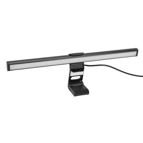 3 Color Temperature Dimmable Eye Care Computer Screen Lamp Asymmetrical Light Source Light Bar for Working ABSPower for Computer Users