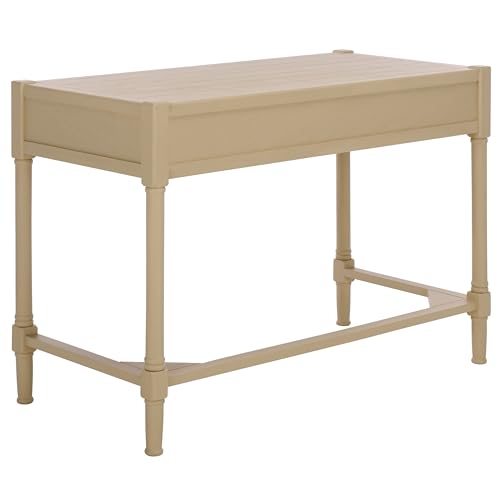 SAFAVIEH Home Collection – Filbert Sand Writing Desk, 2-Drawer Traditional Desk, Classic Home Office Design (DSK5701F) - color: Sand