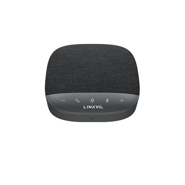 Fanvil CS20 Speakerphone Bluetooth Portable, 3 Omni-Directional Microphones, Range 1.5 m, Black