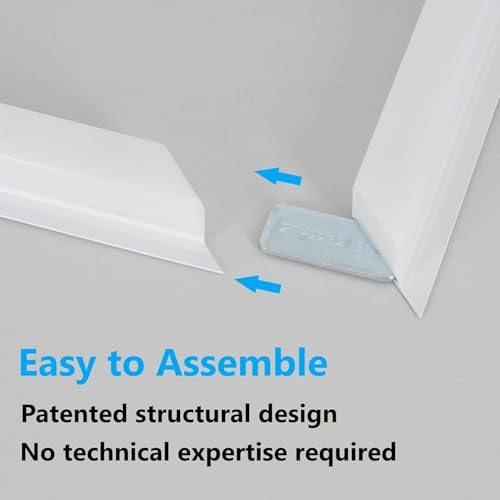 Flat Panel Light 2x2 Ft 4 Pack Led Frame Panel, Border Glow Light 45W 3600Lm Suitable for Offices, Shops, Bathrooms etc with Integrated Ceilings - size: 4 pcs