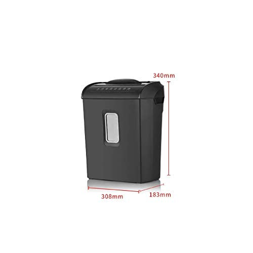 Mini Paper Shredder-6 Sheet Crosscut Paper,CD and Credit Card, Basket Shredder, 5 Minutes Continuous Run Time