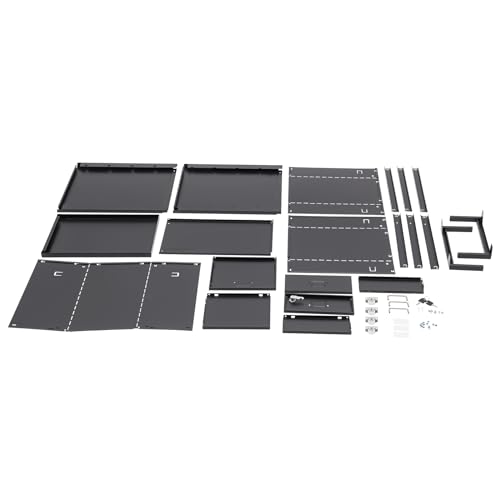 3 Drawers File Cabinet Locking Vertical File Cabinet Under Desk Small File Cabinet with Wheels for Home Office (Black) - color: Black