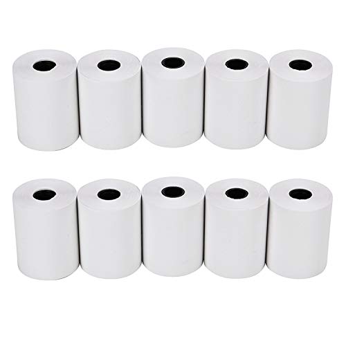 Solar-Power 3 1/8 Thermal Paper 10 Rolls for POS Cash Register Receipt Paper Roll 1-Ply Bond((3-1/8 inch x 230 feet) - size: 3-1/8" x 230'(10Rolls)