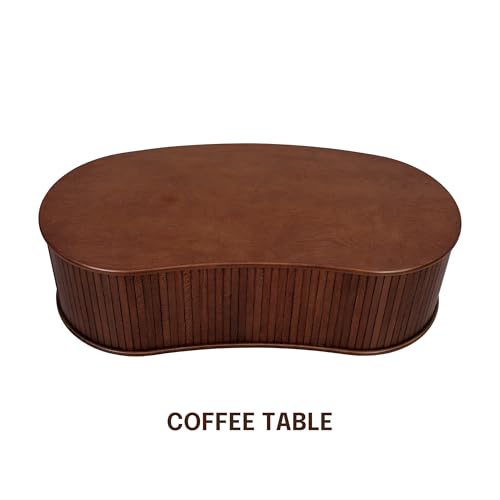 NTC Ripple (Coffee Table, Dark Walnut) - color: Dark Walnut, style: Coffee Table