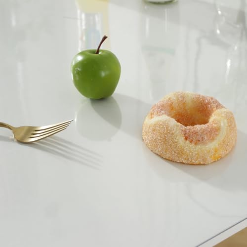 LovePads Clear Desk Mat 14x24 in, 1.5mm Thick Plastic Table Cover Protector - color: Clear 1.5mm, size: 24" x 14"
