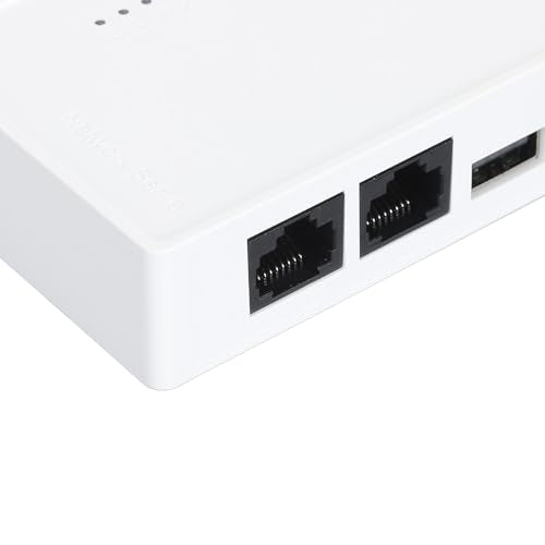 Pssopp 480Mbps Print Server, USB 2.0 Wireless Printer Server with LAN Bridge, MultiUser Support and Easy Setup for Home Office