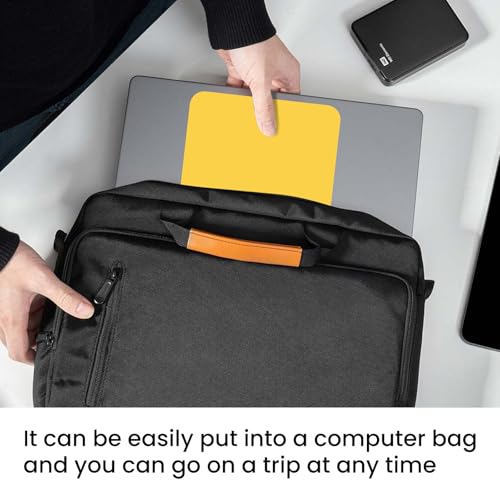 Small Mouse Pad 6 x 8 Inch, Horizontal and Vertical Flexible use. Great for Traveling, Wireless laptops, Keyboard Trays, Offices, etc. (Yellow) - color: yellow